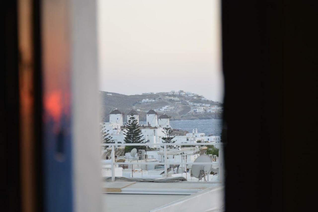 Bright & Relaxing Loft With Attic Room In The Heart Of Mykonos City Mykonos Town Extérieur photo